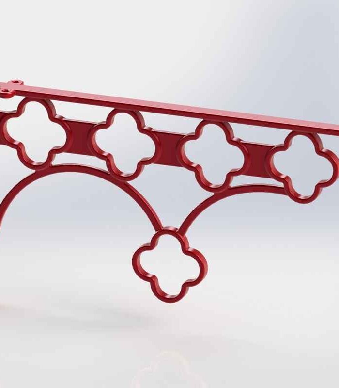 G BRACKET CANDY APPLE RED 1