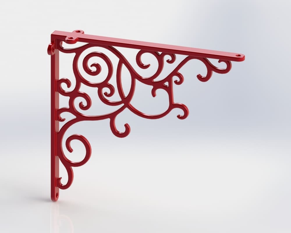 G BRACKET CANDY APPLE RED 142