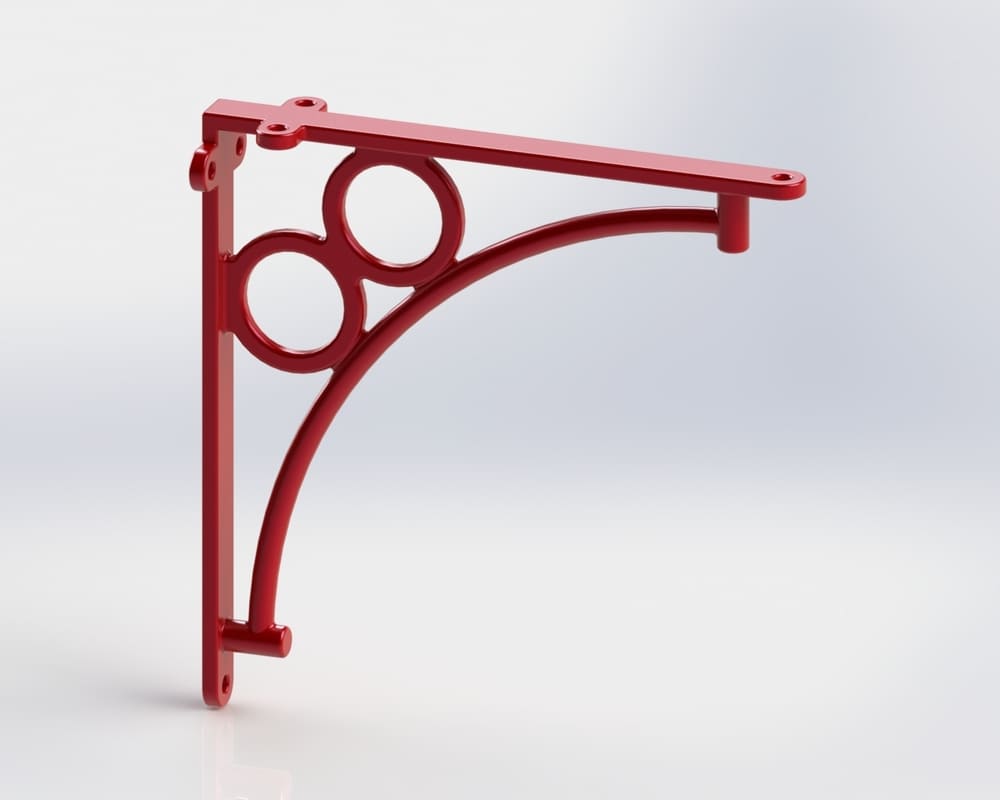 G BRACKET CANDY APPLE RED 28