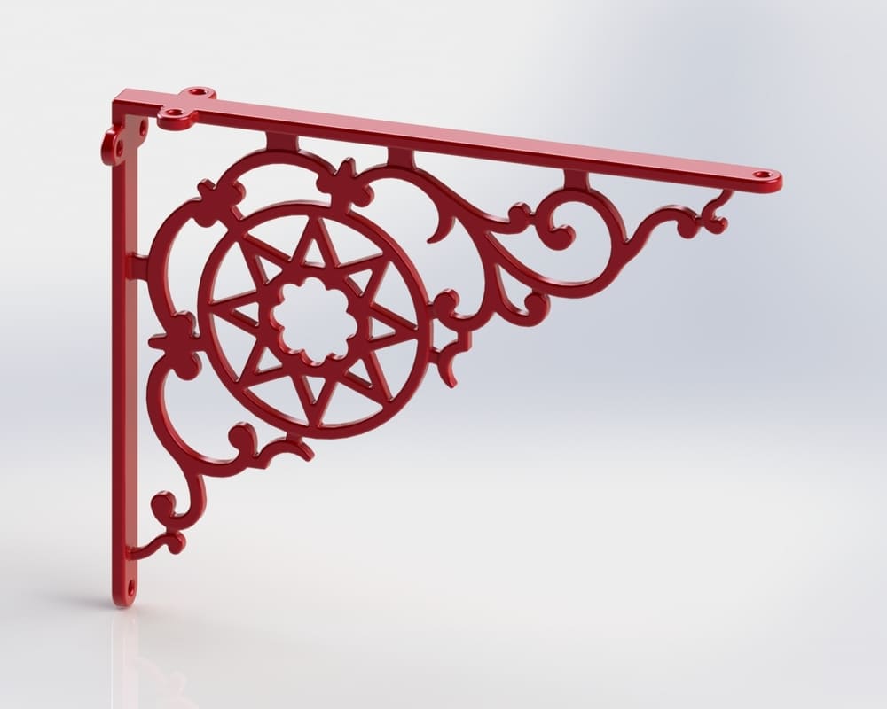 G BRACKET CANDY APPLE RED 44