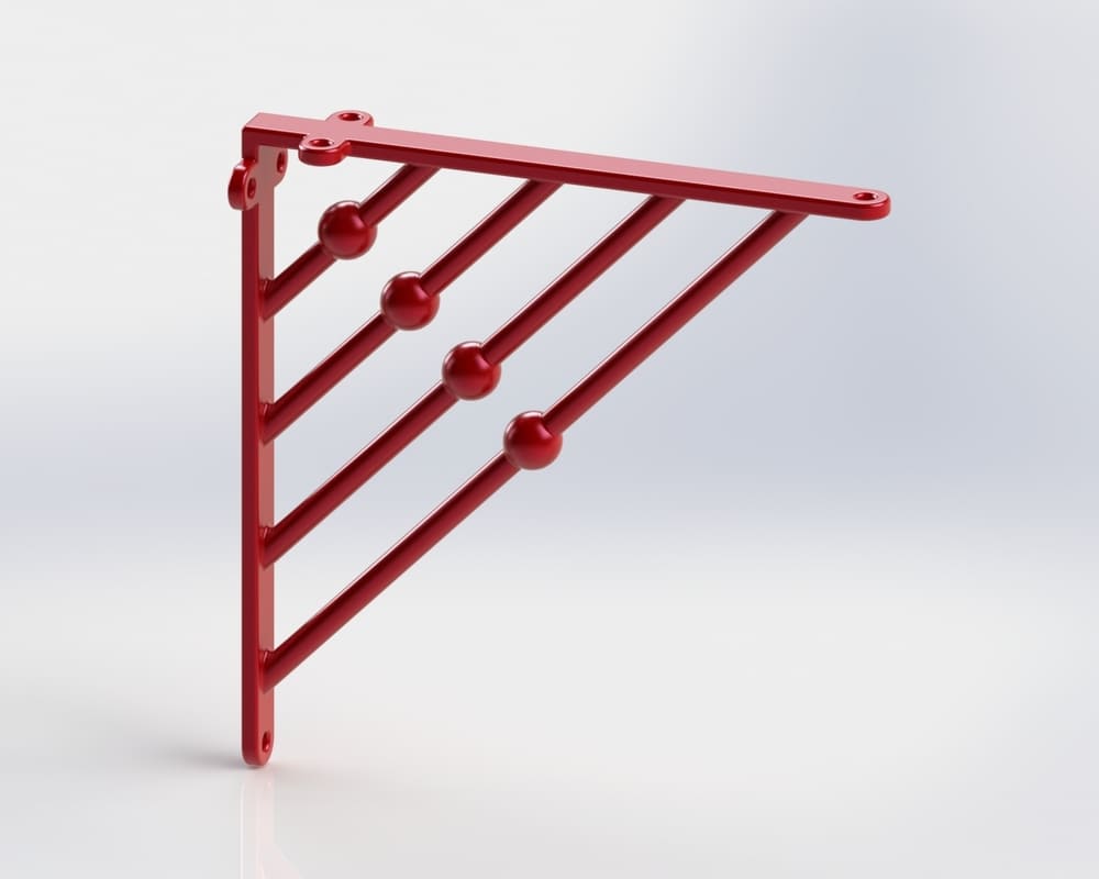 G BRACKET CANDY APPLE RED 47