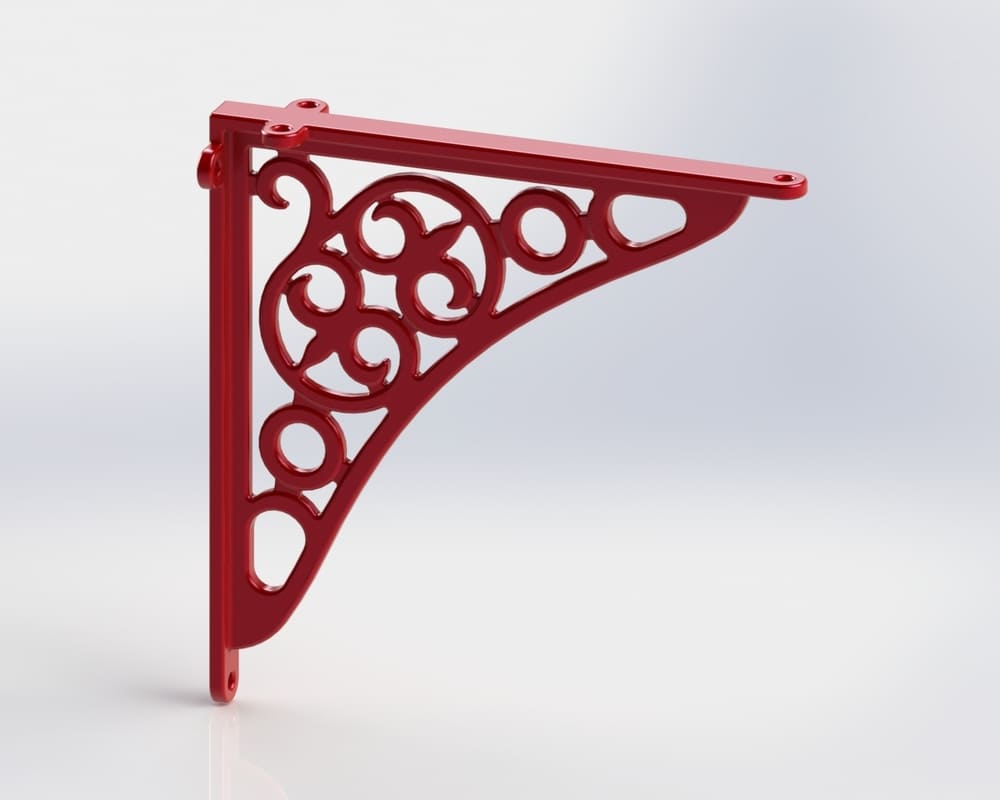 G BRACKET CANDY APPLE RED 48