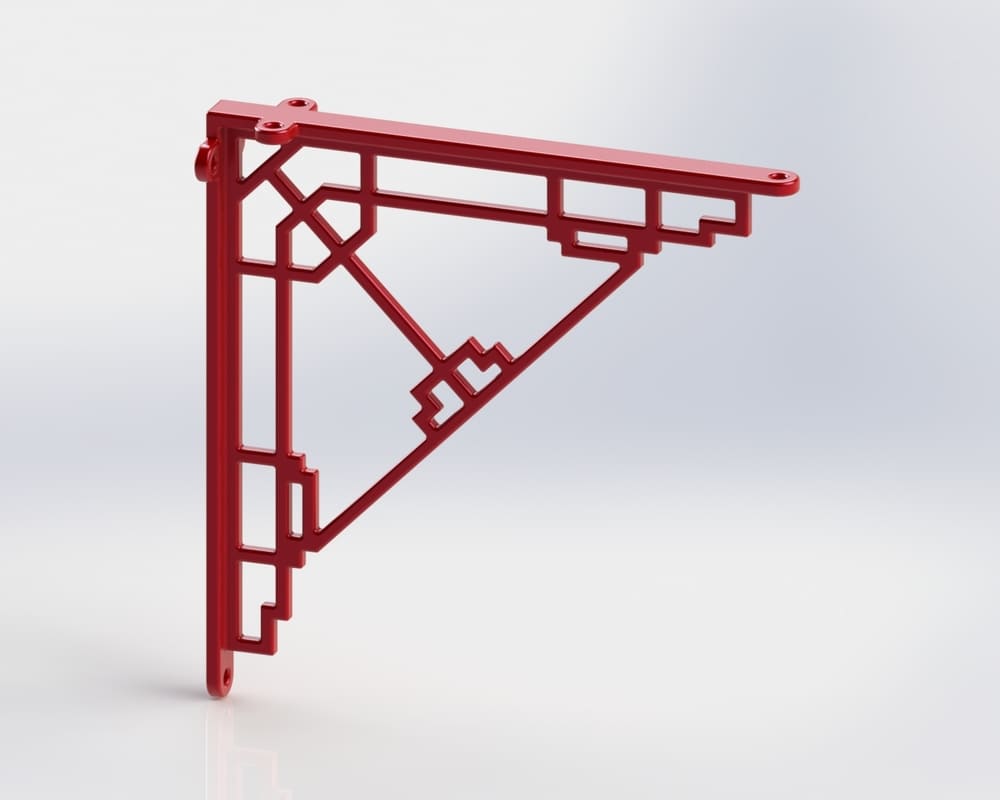 G BRACKET CANDY APPLE RED 61