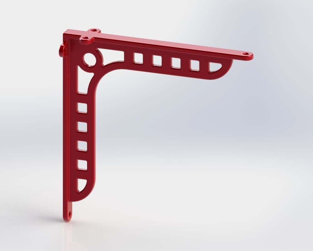 G BRACKET CANDY APPLE RED 66