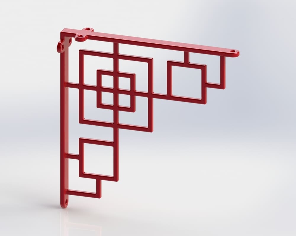 G BRACKET CANDY APPLE RED 69