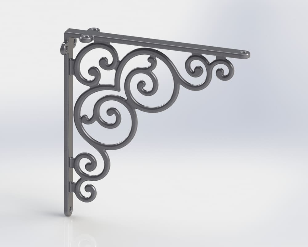G BRACKET SILVER 46