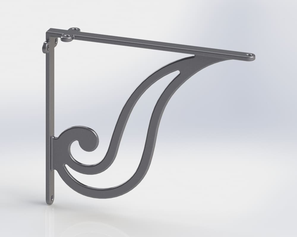 G BRACKET SILVER 74