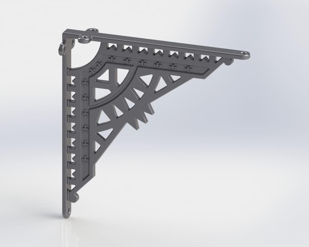G BRACKET SILVER 78