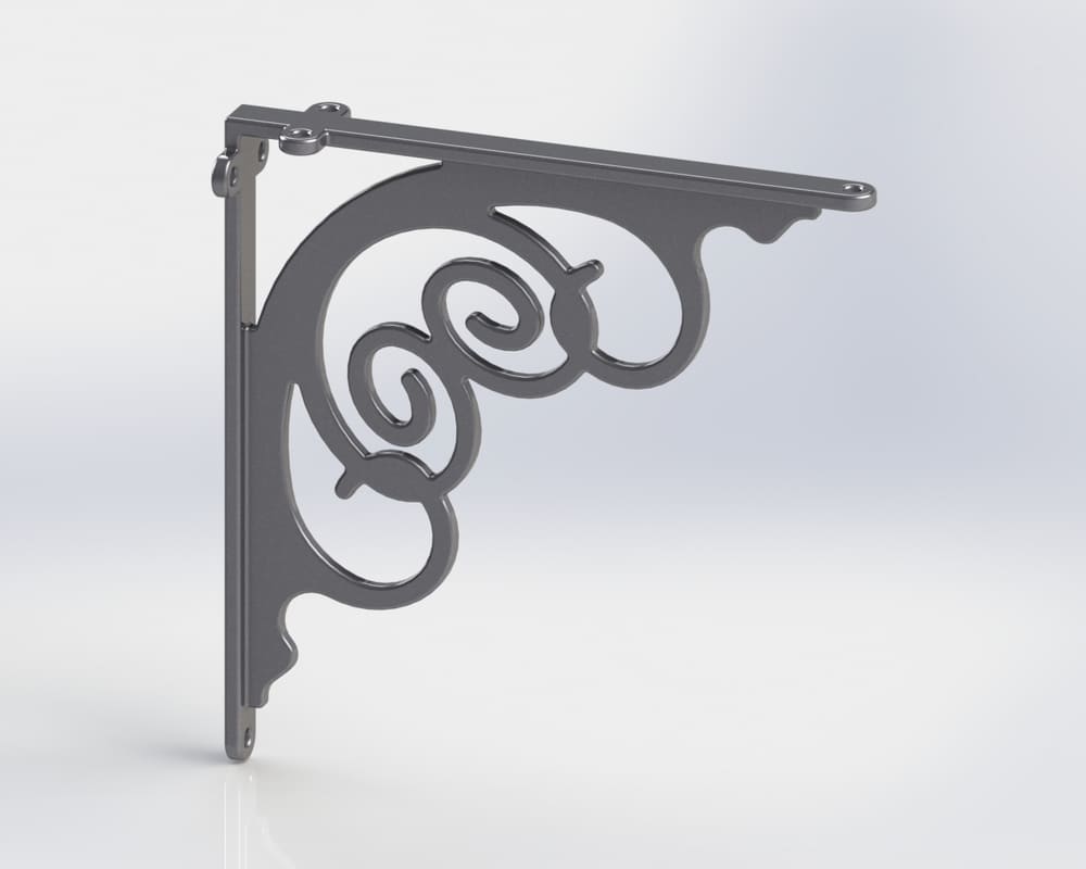 G BRACKET SILVER 87