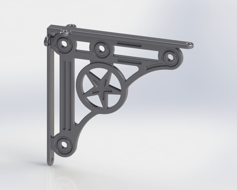 G BRACKET SILVER 90