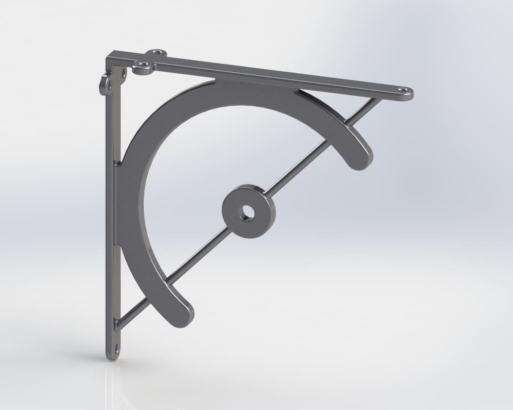 G BRACKET SILVER 93