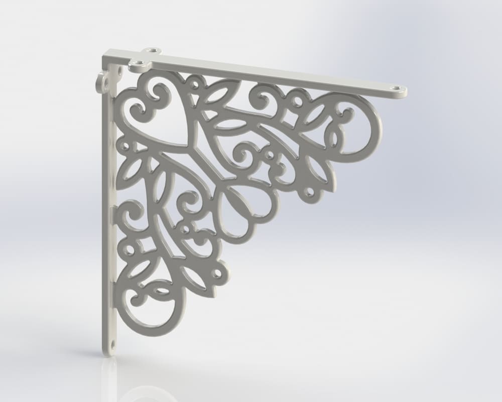 G BRACKET WHITE 27