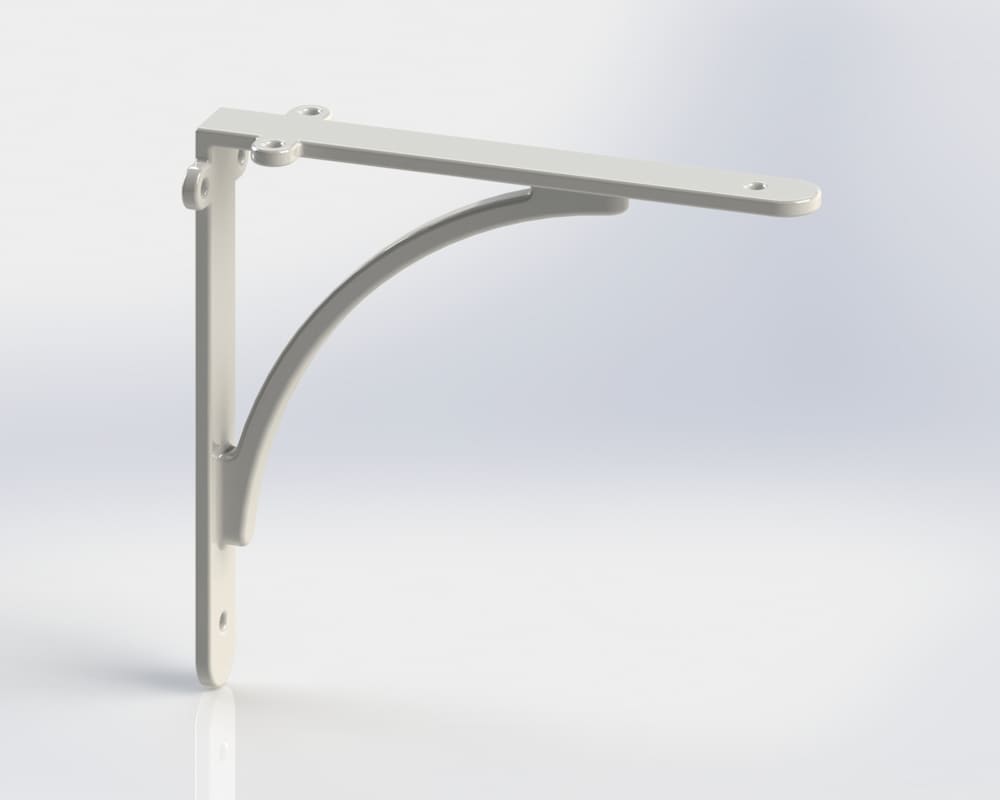 G BRACKET WHITE 32