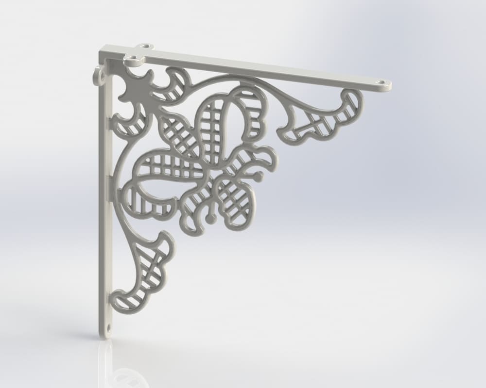 G BRACKET WHITE 67