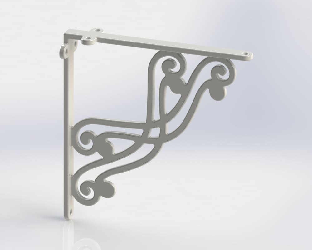 G BRACKET WHITE 88